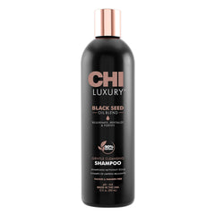 CHI Luxury Black Seed Oil Champú en botella, cuidado suave para cabello con cuerpo.