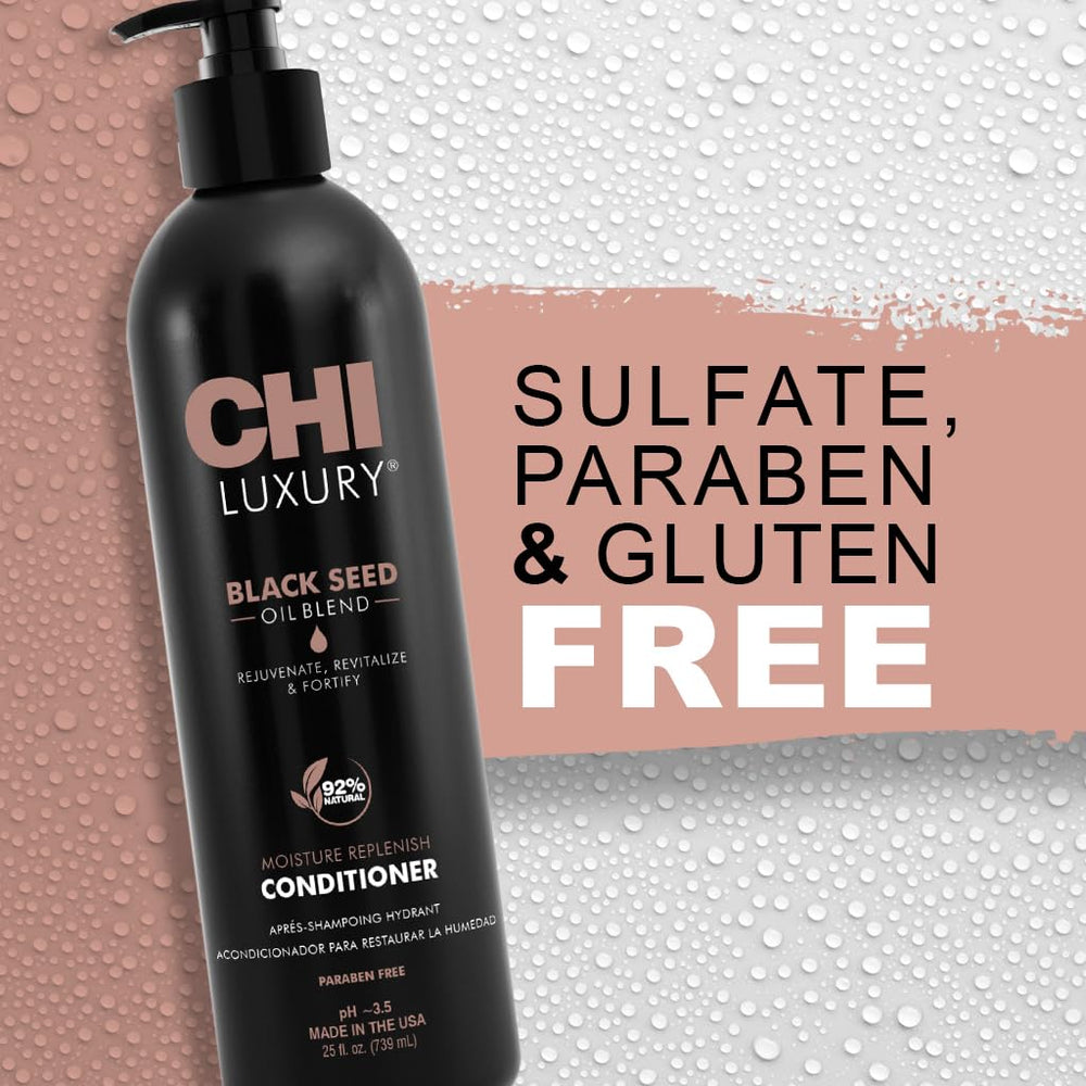 Acondicionador CHI con aceite de semilla negra para cabello nutrido