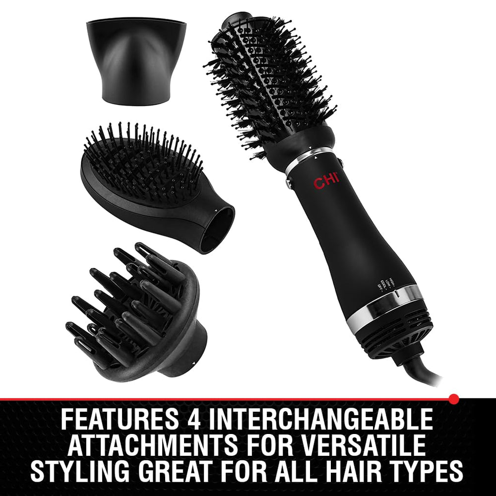 CHI Volumizador 4-en-1 cepillo plano para acabado suave
