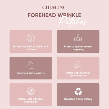 Chialing forehead patches use breathable silicone for comfortable wear.
