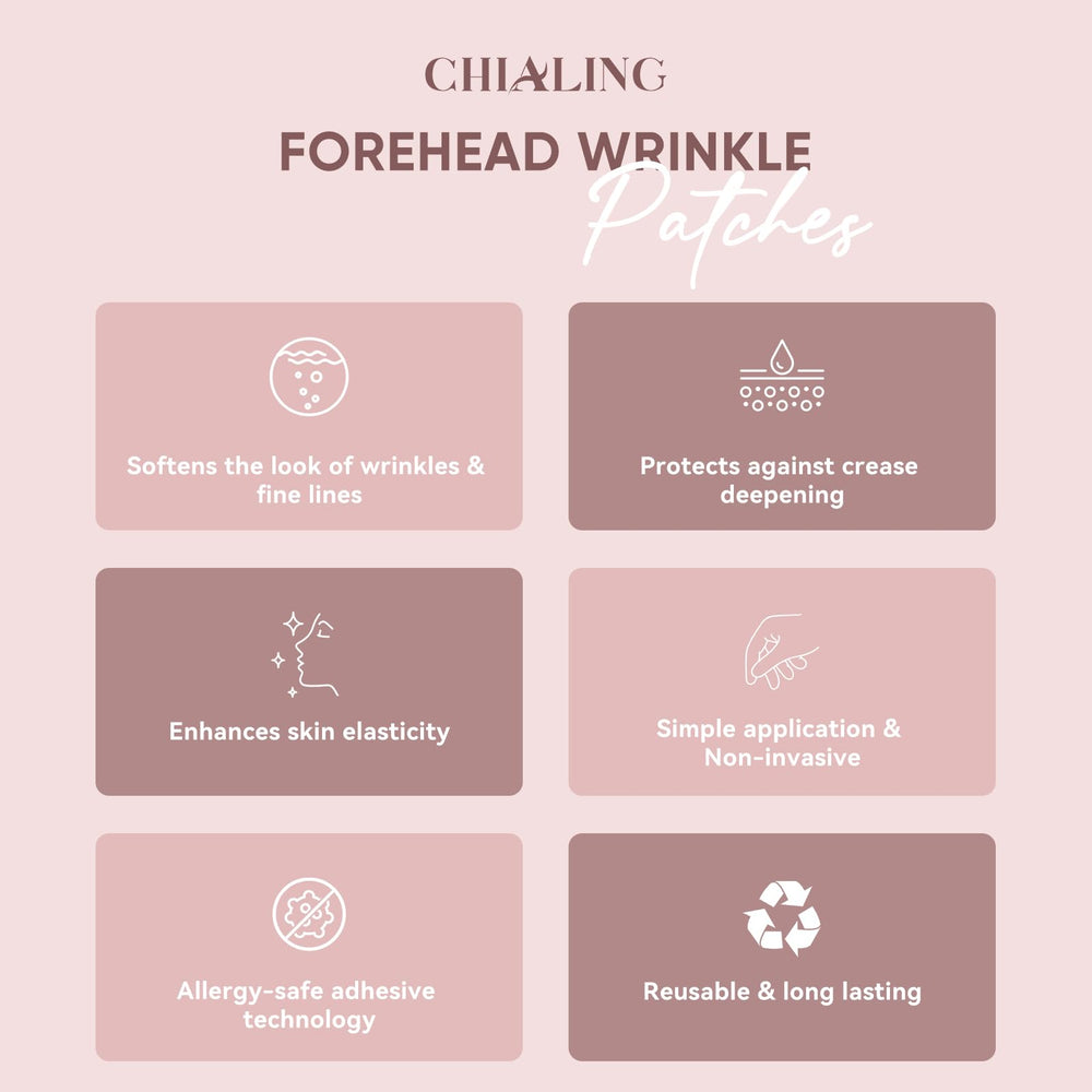 Chialing forehead patches use breathable silicone for comfortable wear.