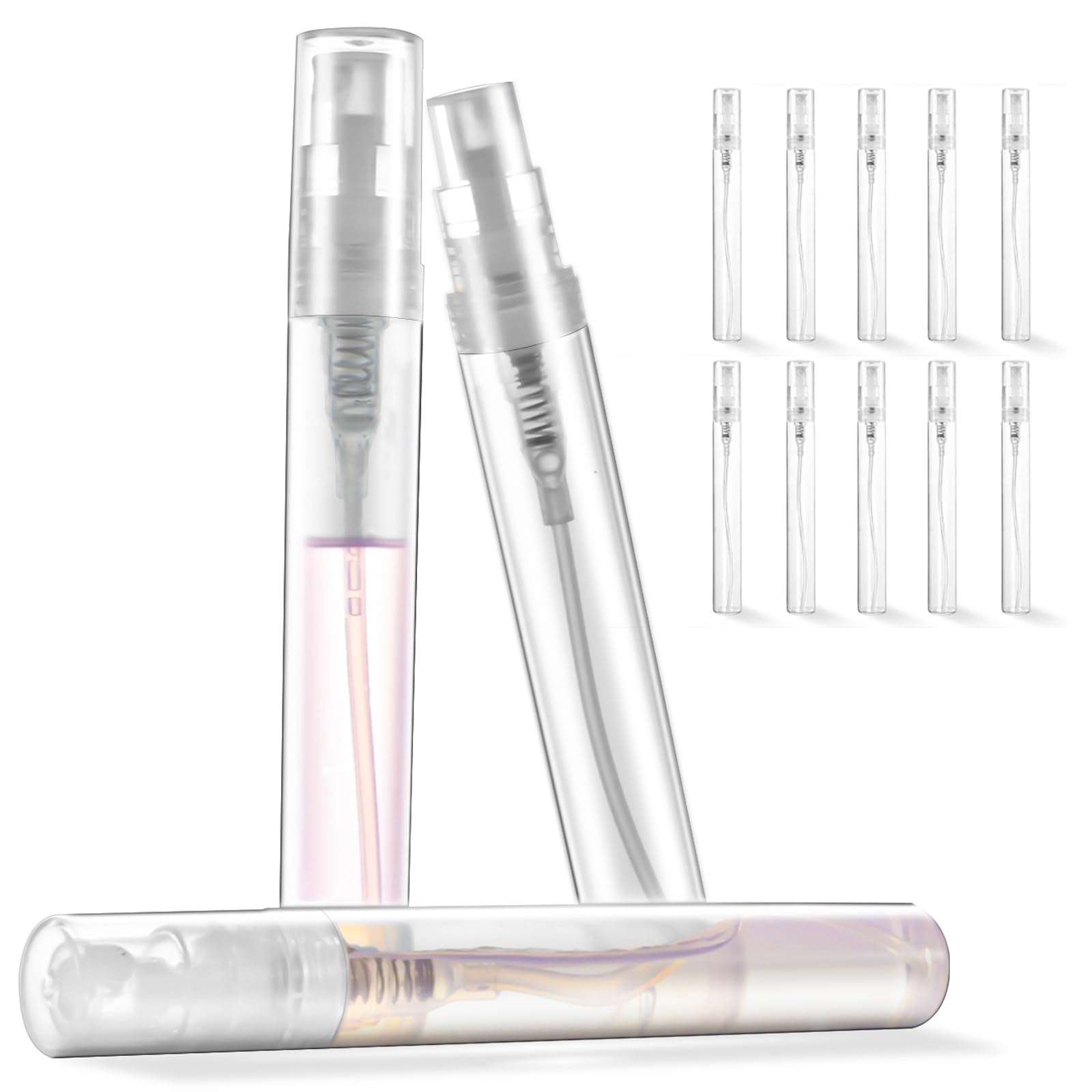 Chiallco mini frascos perfume 5 ml, portátil para viaje, distribución de niebla fina.