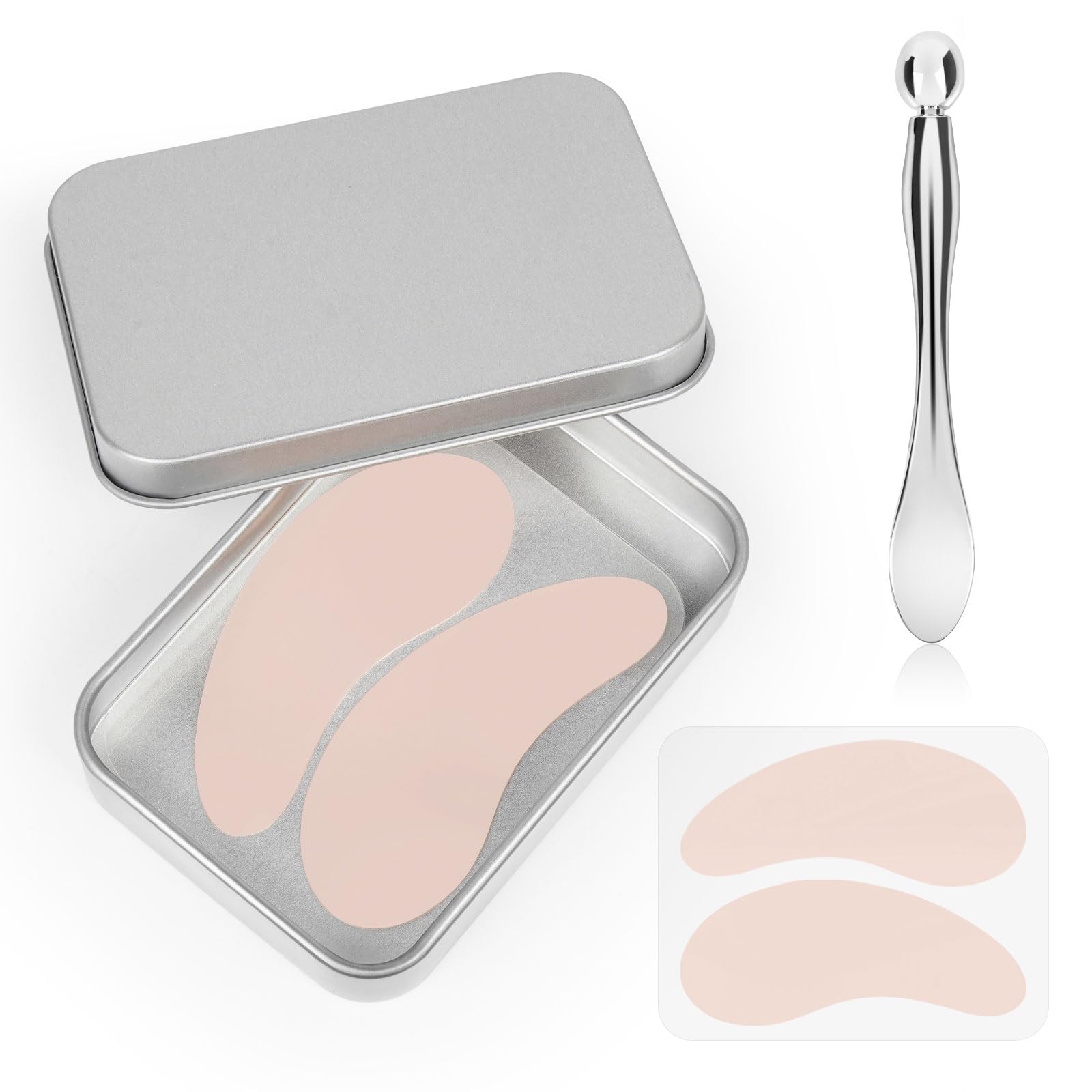 Parche ocular de silicona Chianku reutilizable para hidratación suave.