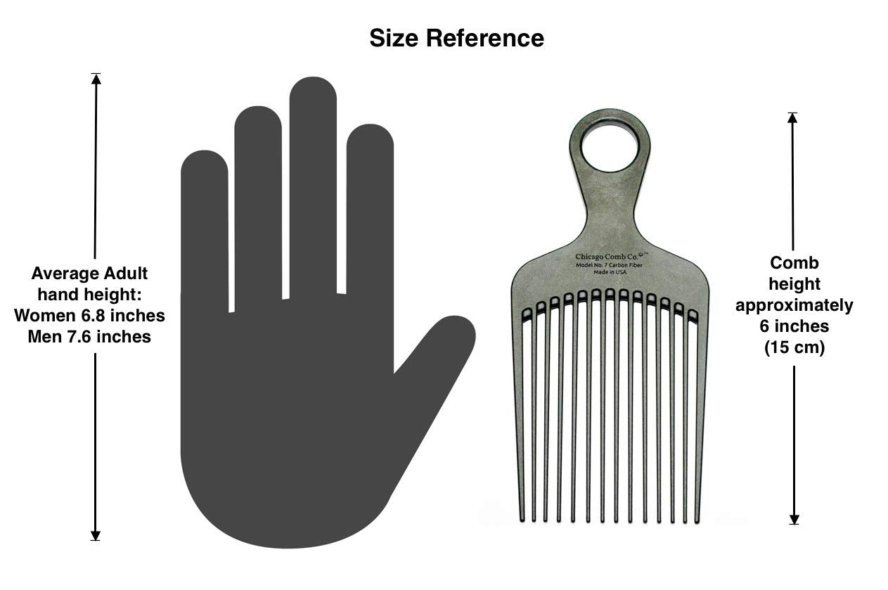 Chicago Comb Model 7: diseño premium hecho en Estados Unidos para calidad
