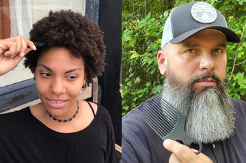 Chicago Comb Model 7: cabellos largos y rizados se elevan con facilidad