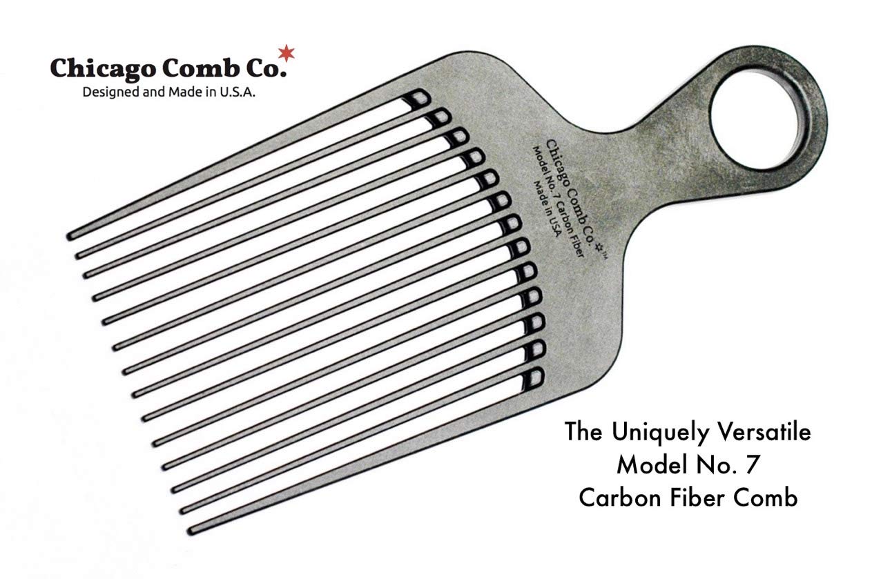 Chicago Comb Model 7: adecuado para cabello natural y estilizado