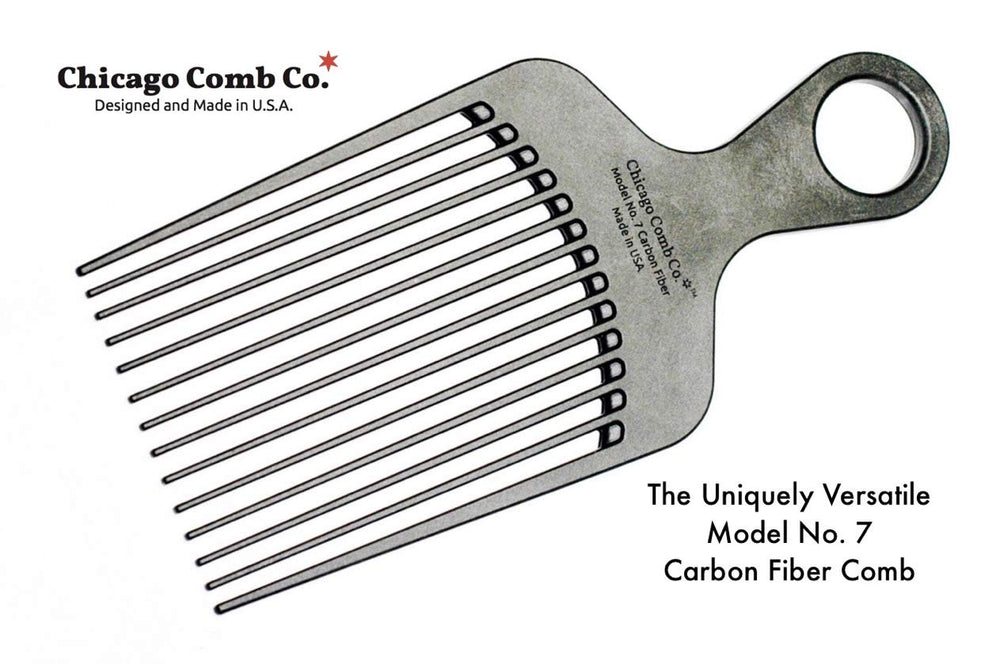 Chicago Comb Model 7: adecuado para cabello natural y estilizado