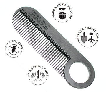 Chicago Comb Modelo 2, material ligero y resistente para viajes
