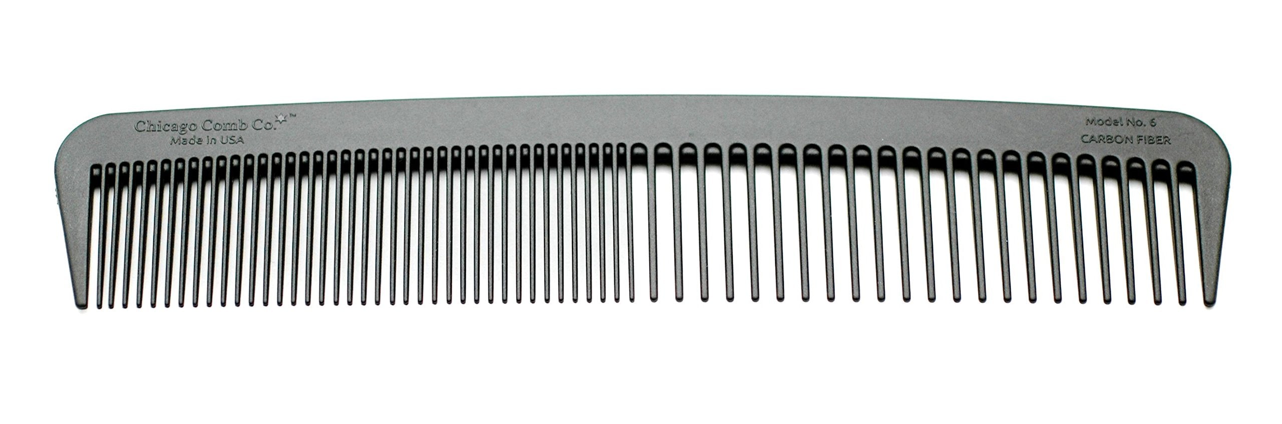 Chicago Comb Modelo 6, diseño curvado para desenredar con suavidad