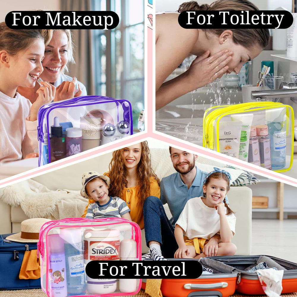 CHICAUP regalo ideal, bolsa de aseo transparente para viajar