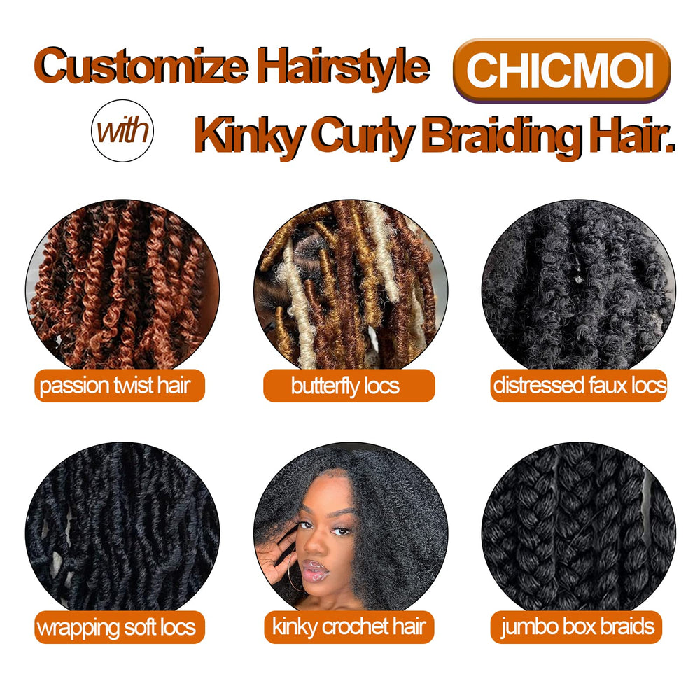 Chicmoi Marley Twist 16in: instalación fácil para distintos peinados.