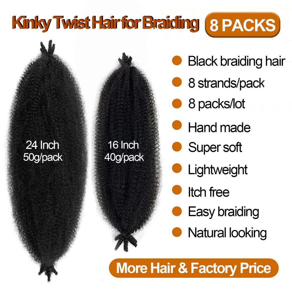 Chicmoi Marley Twist 16in: volumen natural y textura visible.