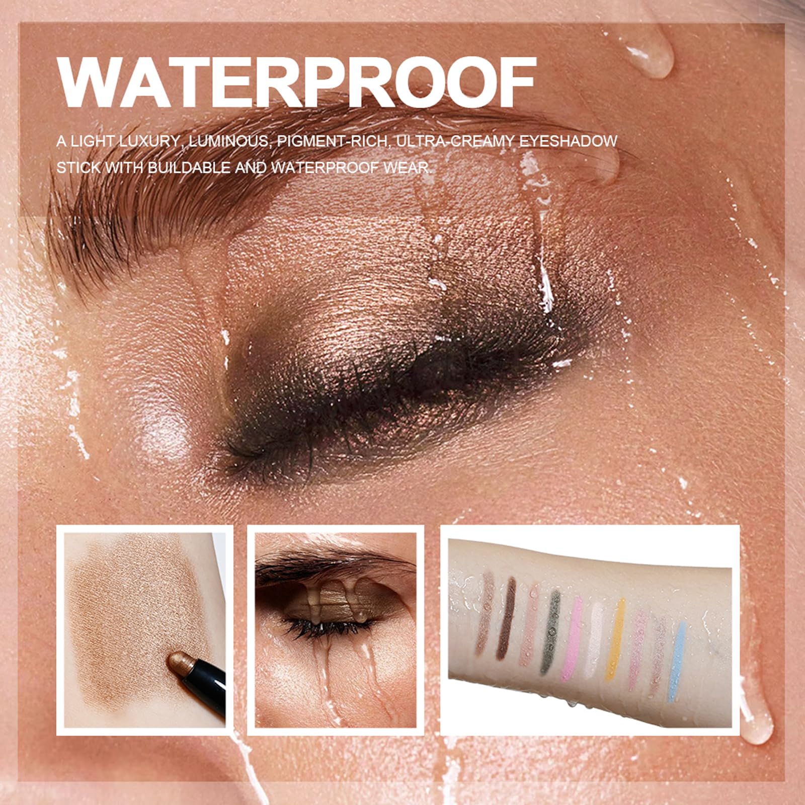 Chifure sombra impermeable y resistente a pliegues para mayor durabilidad.