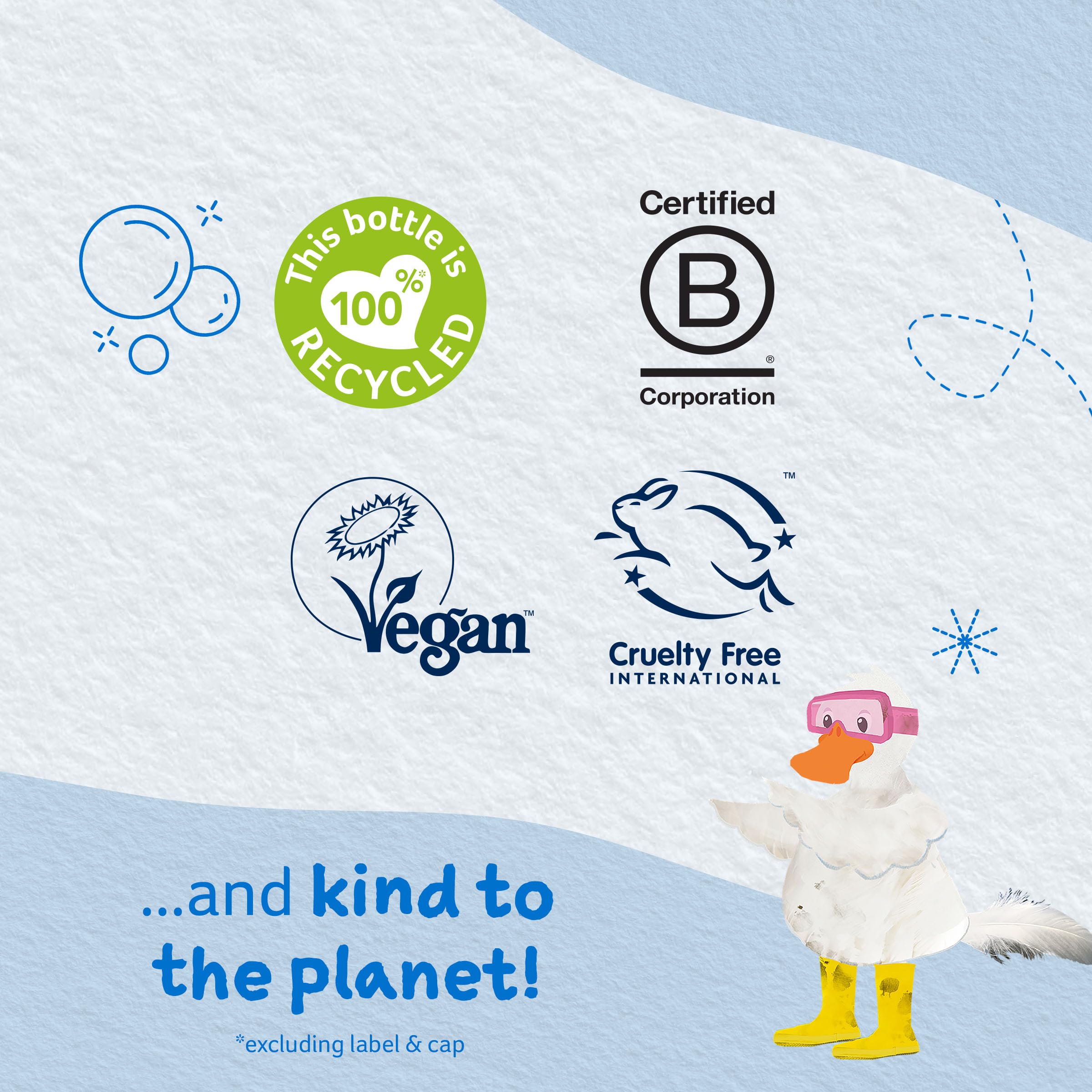 Childs Farm Acondicionador infantil, fórmula vegana y no probada en animales