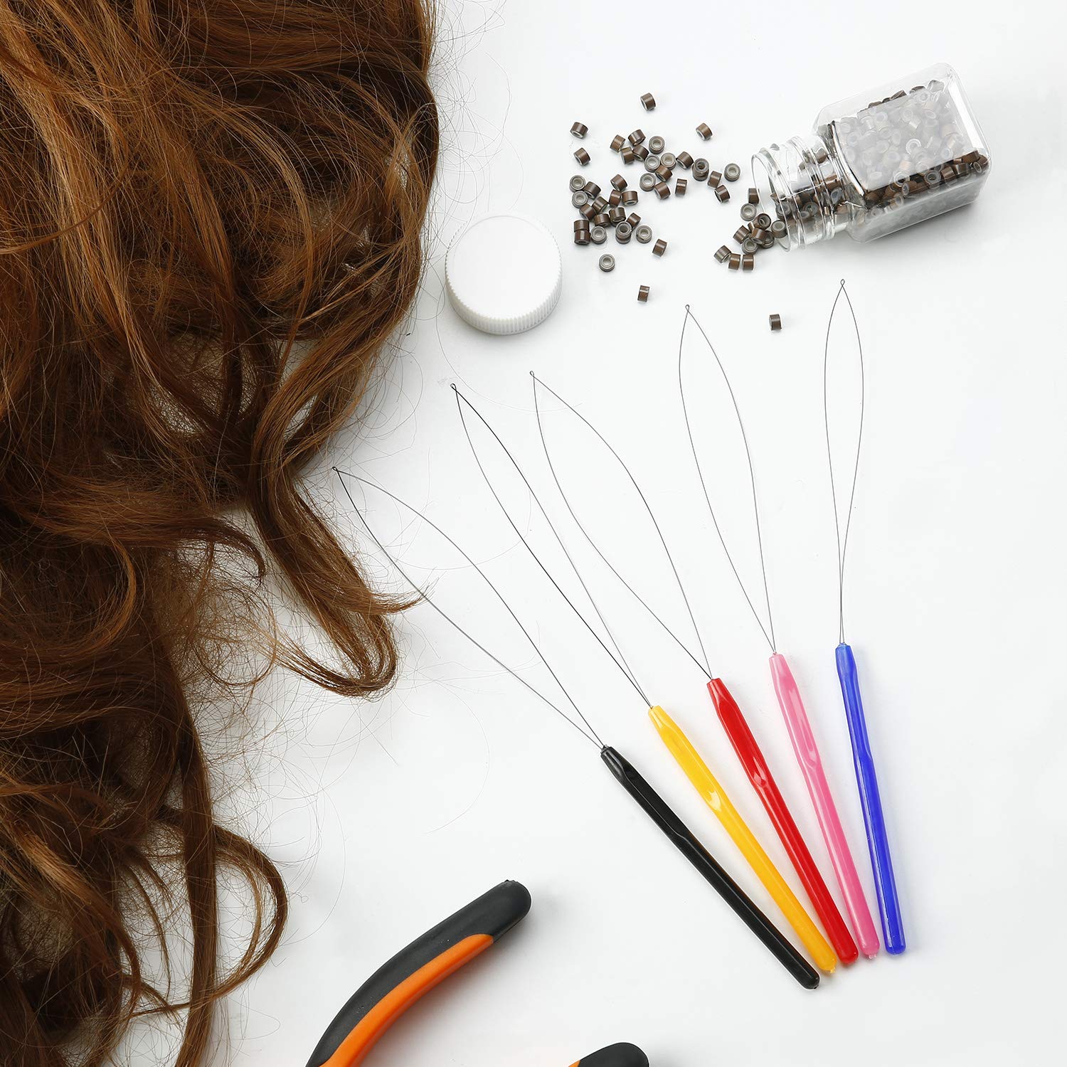 Chinco accesorio barbería extensiones mejora la fijación del mechón