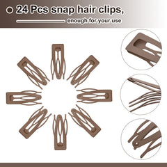 Pinza de pelo Chinco con acabado metálico para fijar peinados con comodidad.