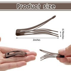 Pinza Chinco de pelo con diseño clásico de metal para uso diario.