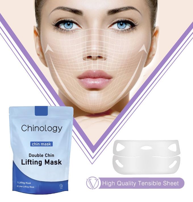 Chinology mascarilla con retinol y silicona mejora el contorno facial.