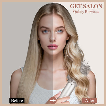 Cepillo para alisado suave y control en cabello grueso con Chivixe