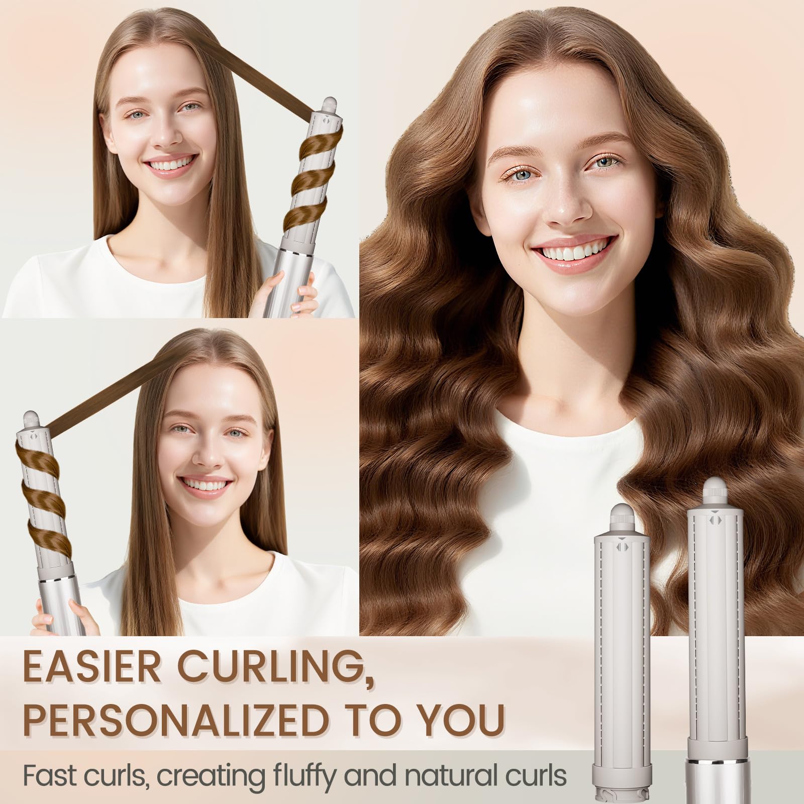 Chivixe resultados de salón: rizos duraderos y brillo natural.