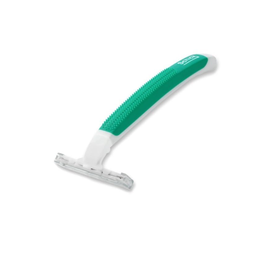 CHLIFE Schick Exacta2 mango de goma microcushion para mayor control.