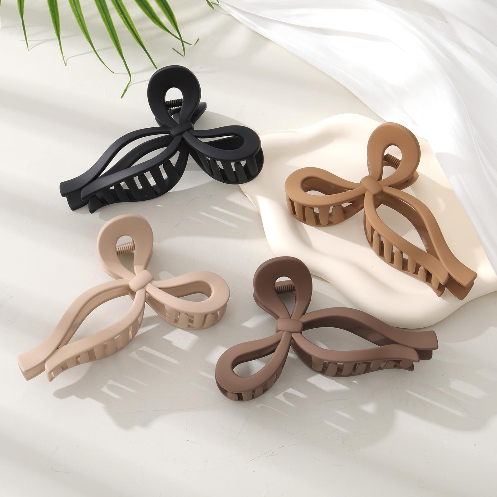 CHLINS pinza bow uso diario, apta para cabello fino o grueso