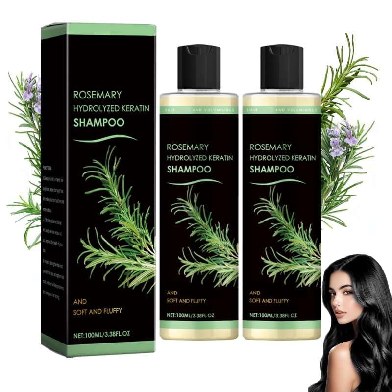 ChLNDalin romarin-shampoo bouteille-pour: application facile pour cheveux frais et revitalisés