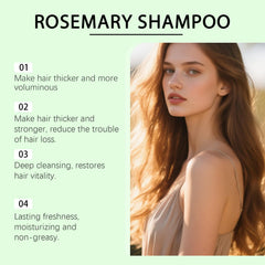 ChLNDalin romarin-shampoo etiquette-detail: étiquette claire indiquant ingrédients naturels
