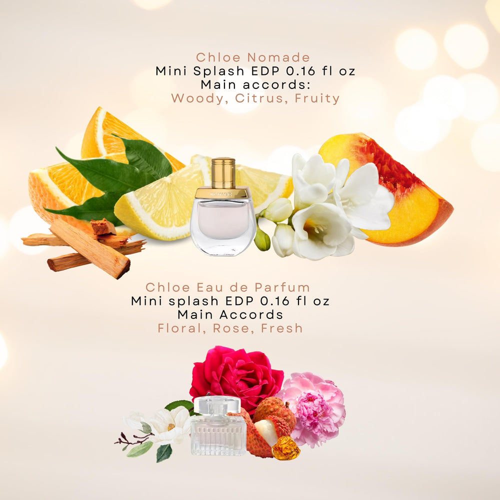 Chloé Rose Tangerine EDT mini muestra, cítrica fresca y floral.