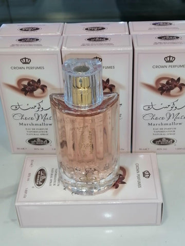 Choco Musk Marshmallow base notes deliver lasting musk sandalwood and vanilla