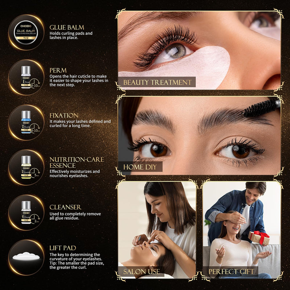 Choido loción fijación cejas para fijar el rizo con suavidad