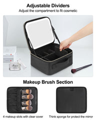 Chomeiu estuche maquillaje bolsa para brochas, transporte ordenado