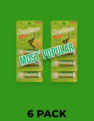 ChopSaver bálsamo labial aporta brillo suave y humedad.