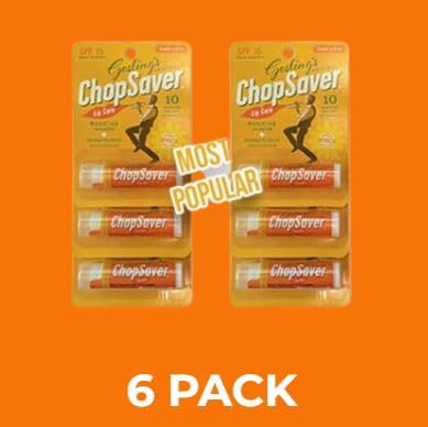 ChopSaver ideal para músicos y uso diario en labios.