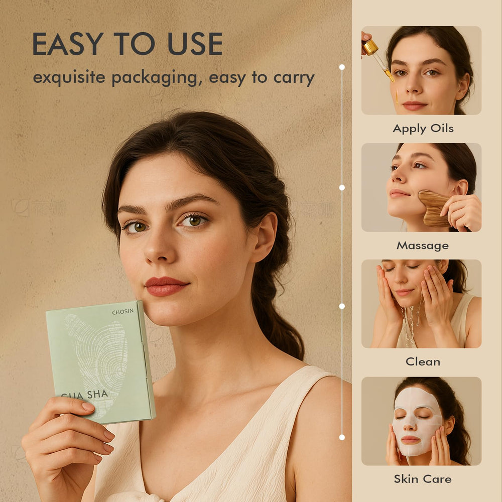 CHOSIN Gua Sha Regalo perfecto para autocuidado diario.