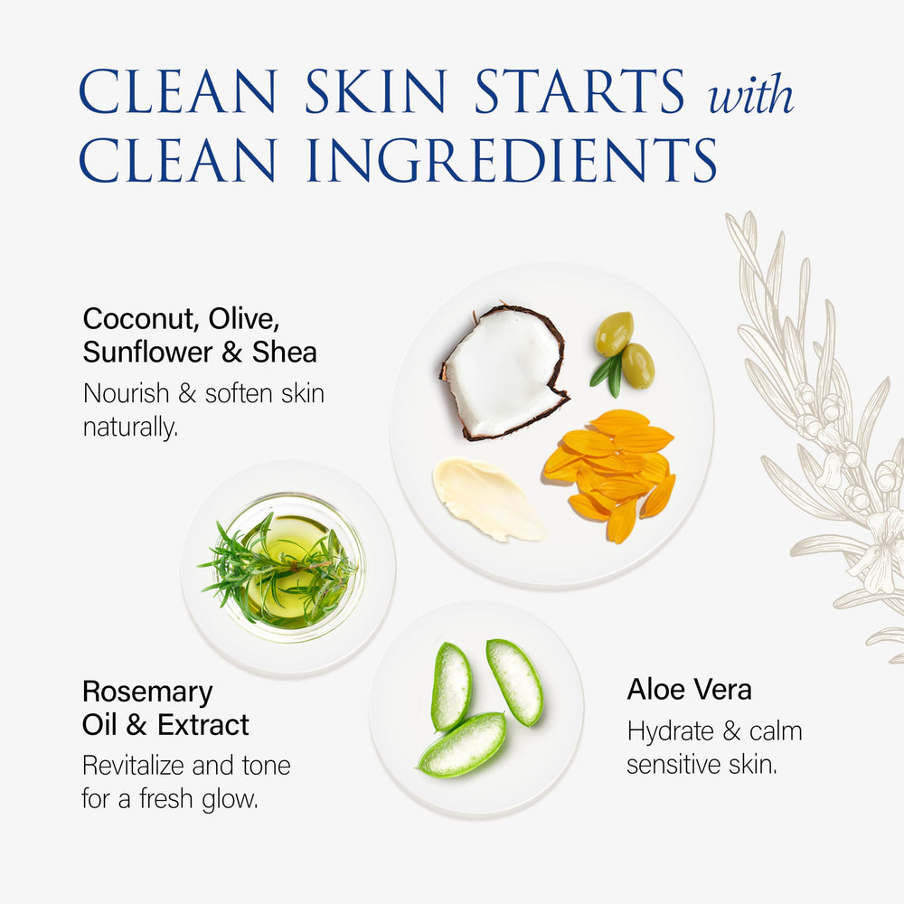 Christina Moss Naturals aloe vera suave para hidratación diaria sin irritación.