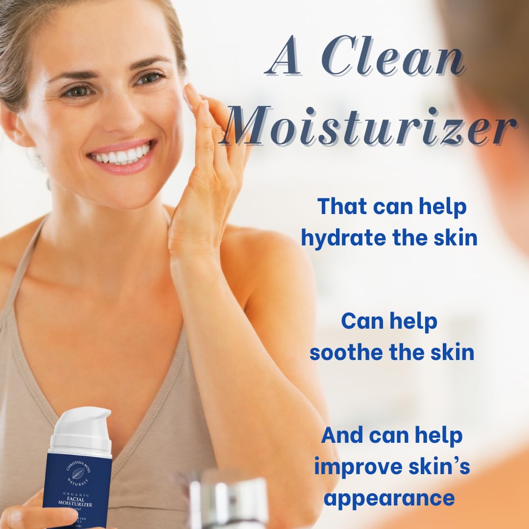 Ingredientes naturales de Christina Moss Naturals Hidratante Original destacados.