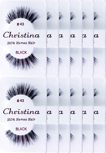Pestañas postizas Christina estilo 43 para mirada natural y definida