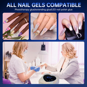 CHRISTINE SHELLY gift-ready-packaging positions this lamp as a thoughtful present for mani-pamper lovers.