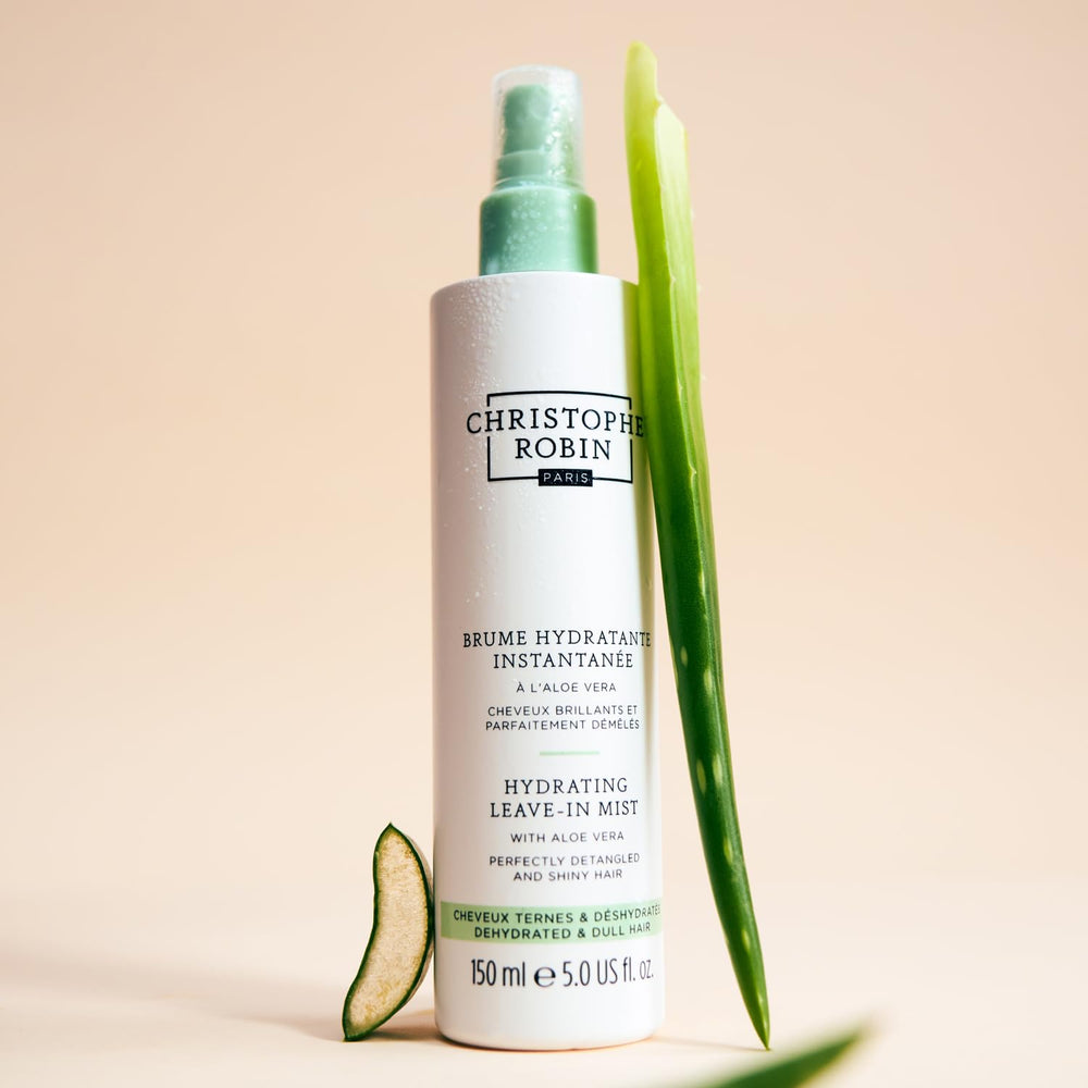Christophe Robin brillo y luminosidad para cabello con Aloe Vera