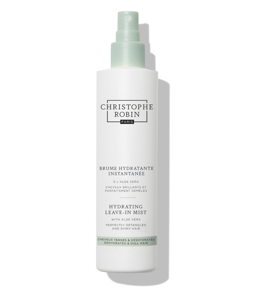 Christophe Robin bruma hidratante Aloe Vera, botella-atomizador para cabello suave y desenredado