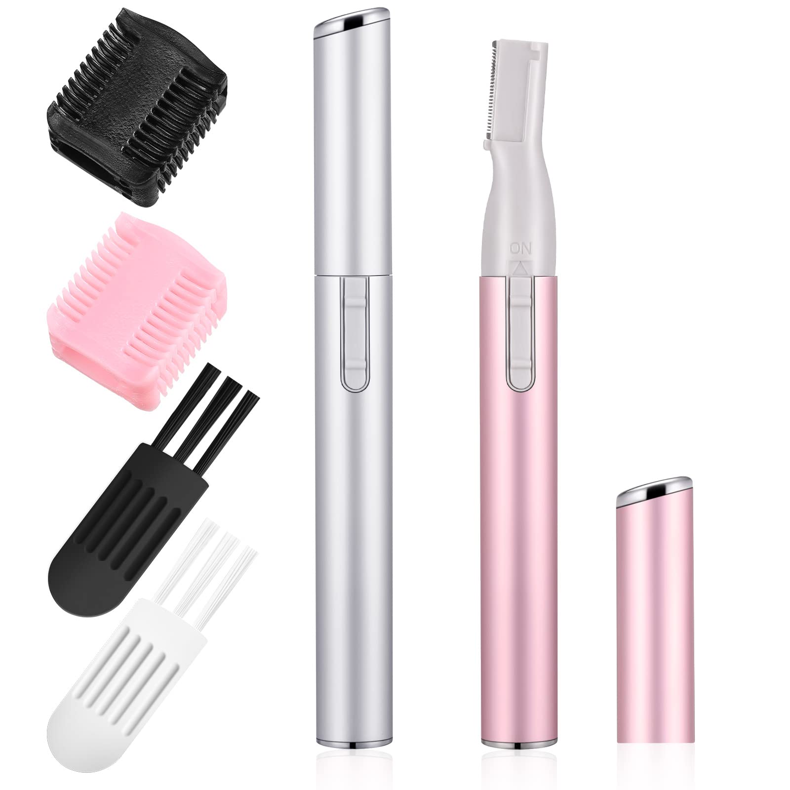Chumia recortadora de cejas con baterías no incluidas, ideal para uso continuo.