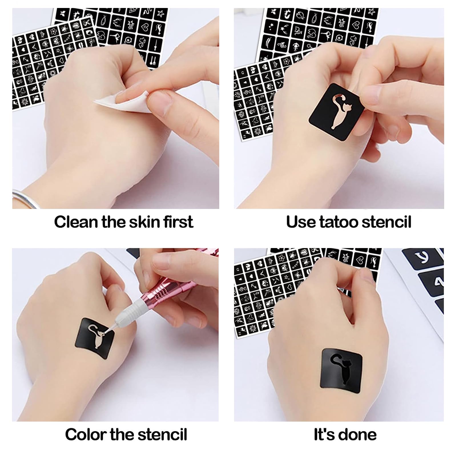 ChurlChurl: uso fácil de estampas de tatuajes; guía rápida para principiantes.