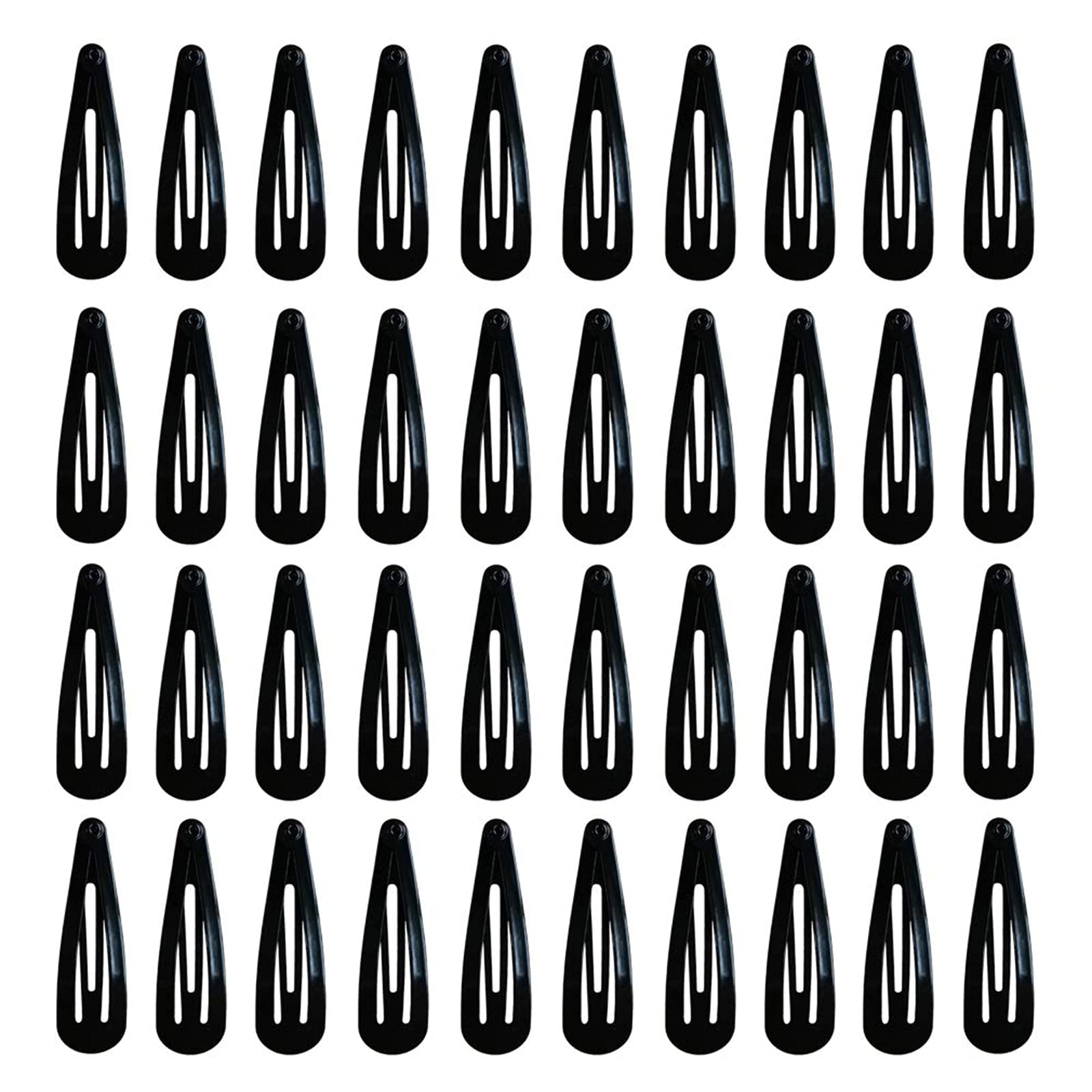 CHY clip pelo metalico negro de 2 pulgadas para peinados seguros