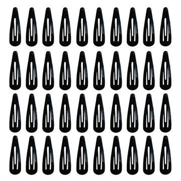 CHY clip pelo metalico negro de 2 pulgadas para peinados seguros