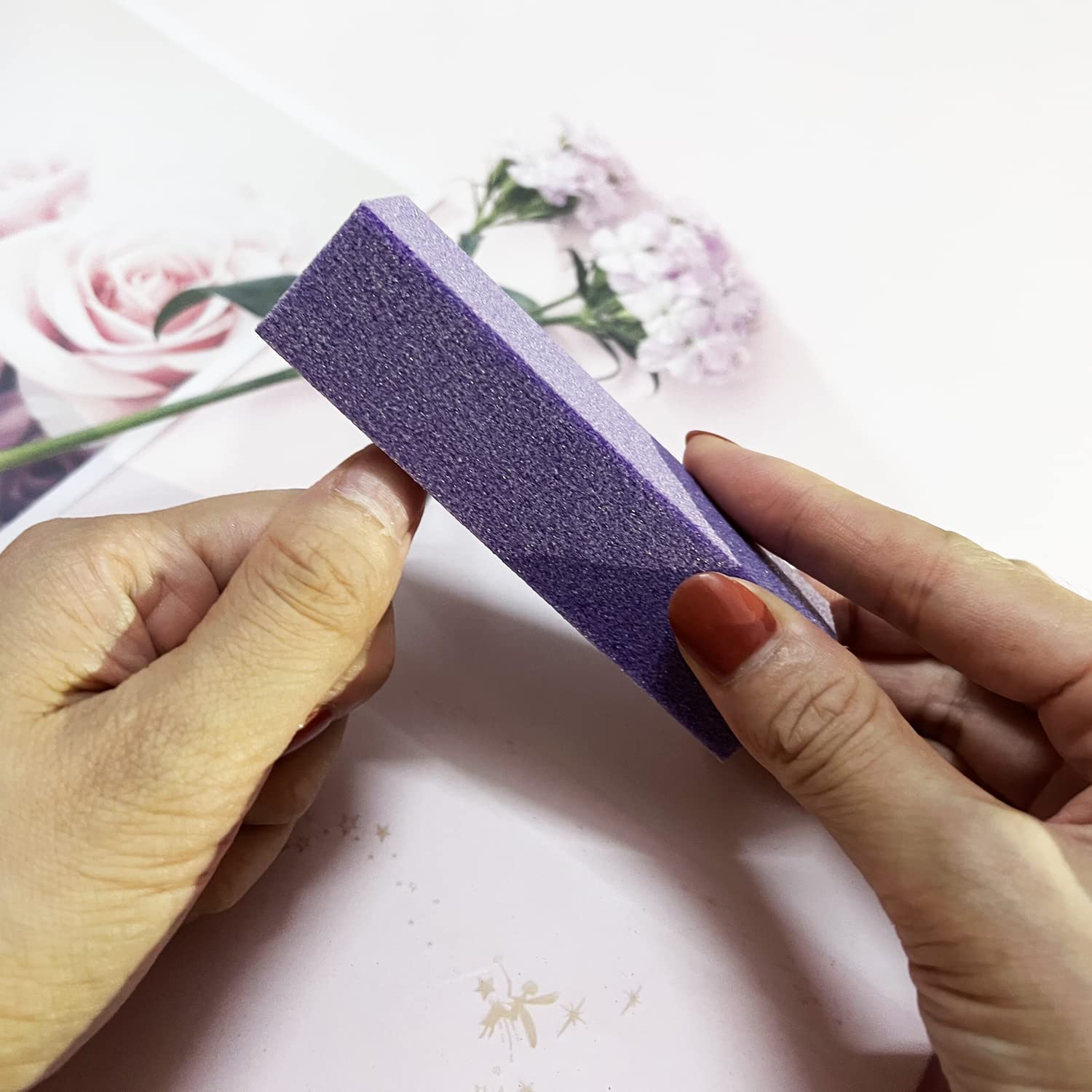 Cianyyee conjunto morado de manicura, ideal para regalos.