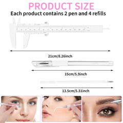 CIATBYYJ recambios de tinta para cejas: duración extendida