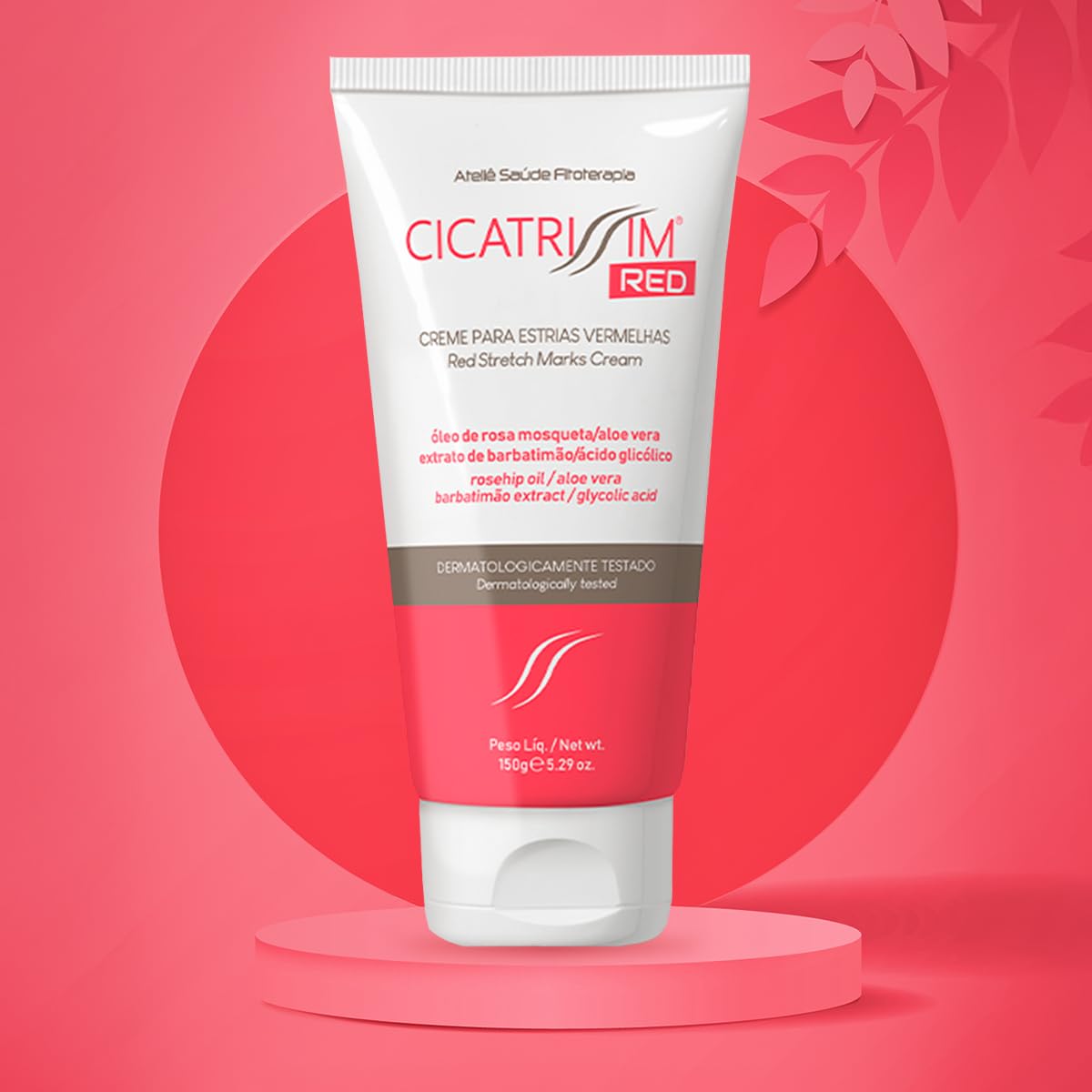 Cicatrissim crema textura cremosa frasco 150g: experiencia sensorial agradable durante la hidratación.