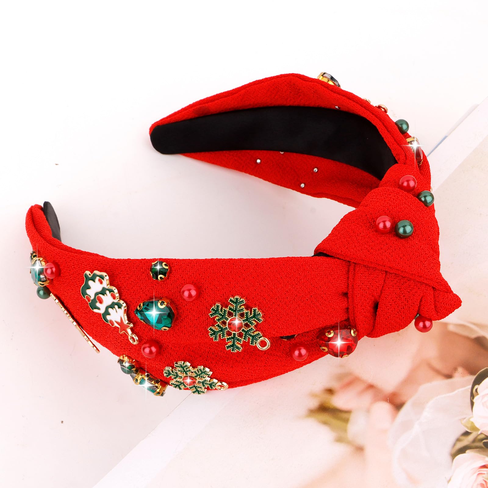 Diadema ajustable CIEHER para Navidad, comodidad durante fiestas largas.