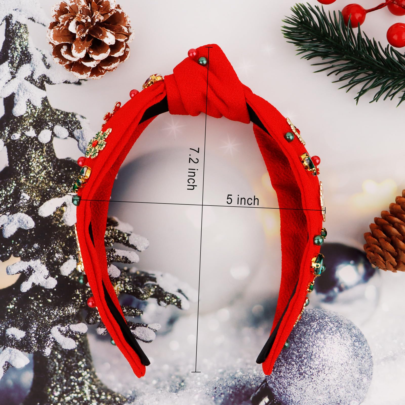 Diadema CIEHER para año nuevo, brillo elegante que destaca.
